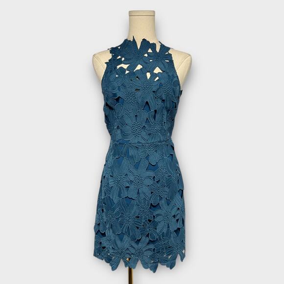 Free People Dresses & Skirts - Saylor x Free People Jessa Floral Lace Mini Dress Size Small